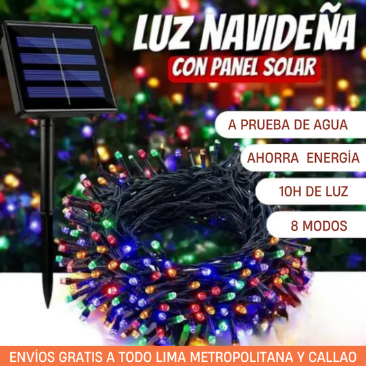 LUCES NAVIDEÑAS SOLARES